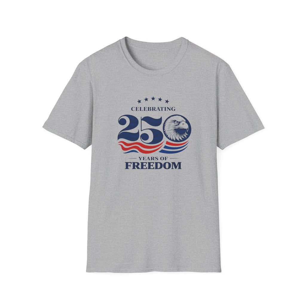25 Years of Freedom Patriotic Eagle Anniversary T-Shirt