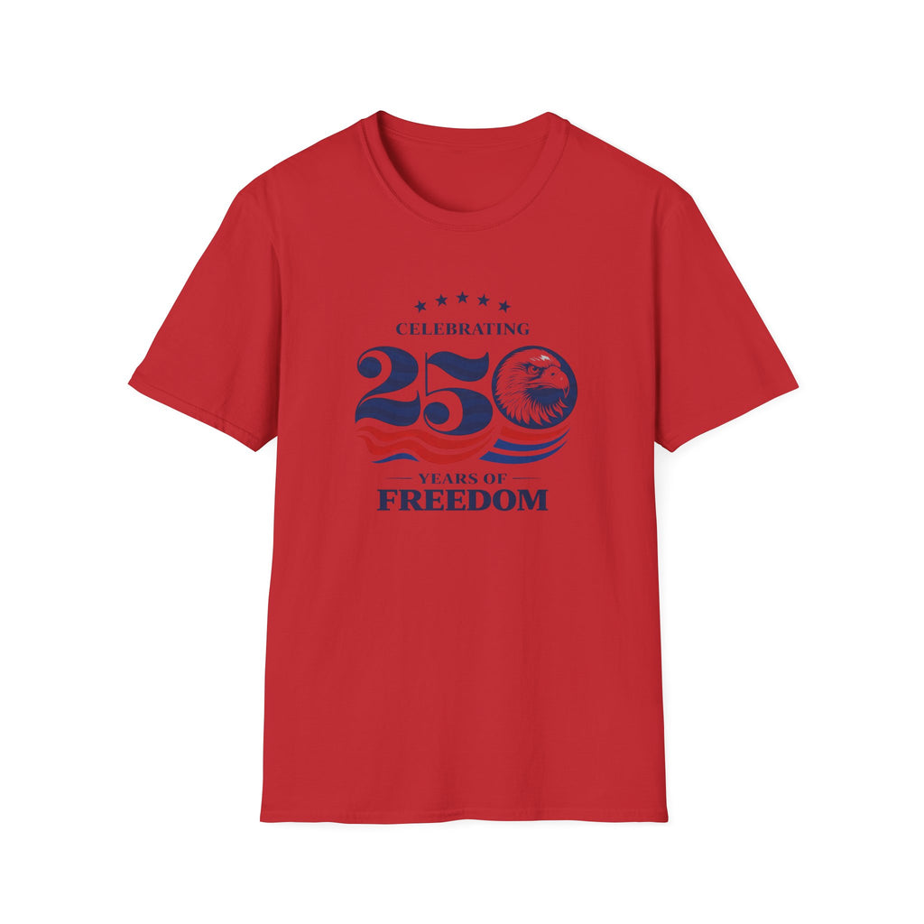 25 Years of Freedom Patriotic Eagle Anniversary T-Shirt