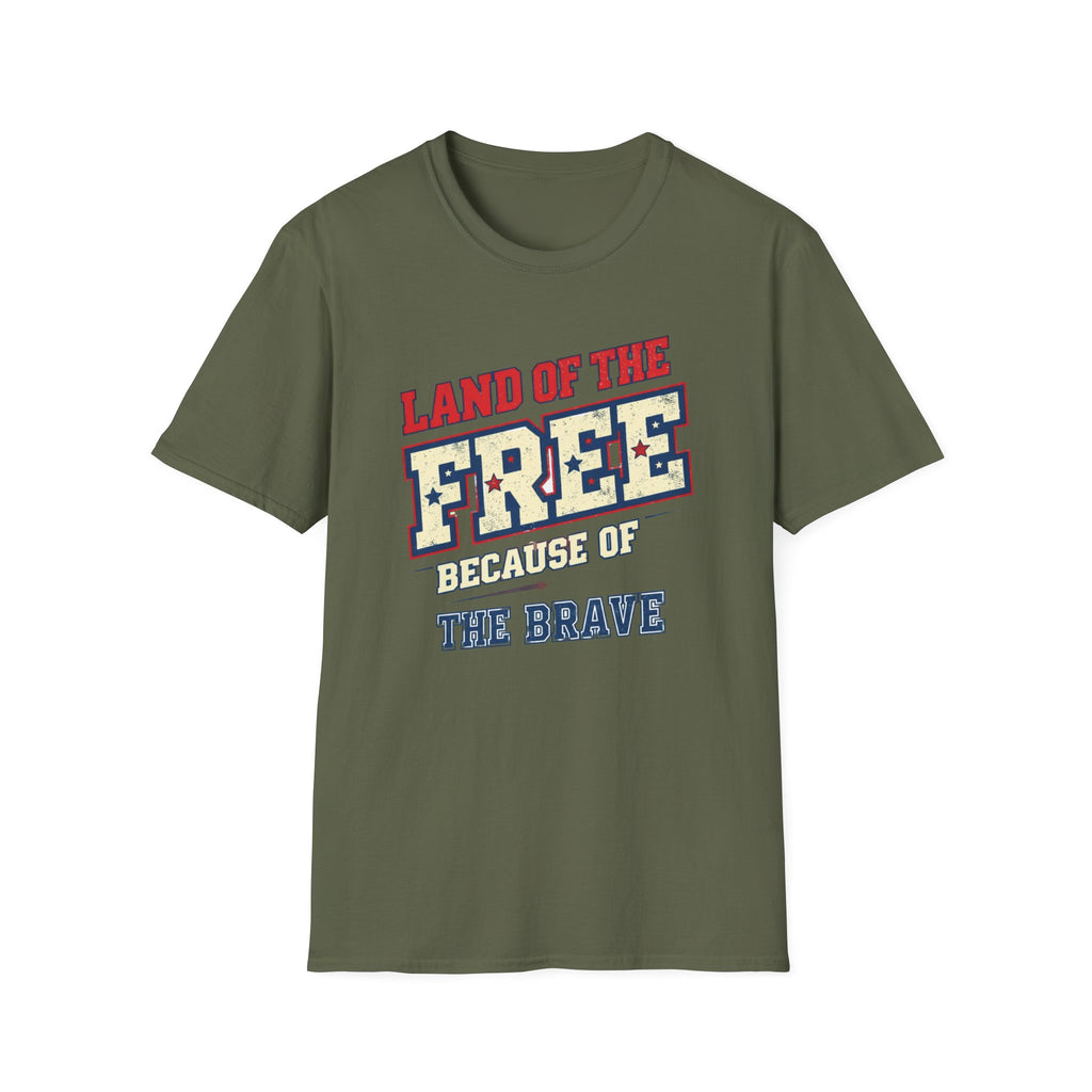 Land Of The Free Because of The Brave T-Shirt