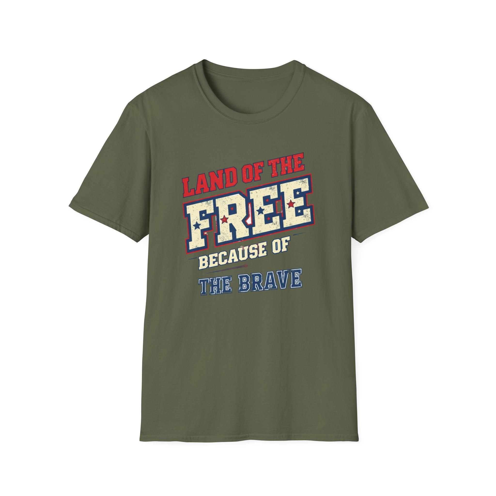 Land Of The Free Because of The Brave T-Shirt