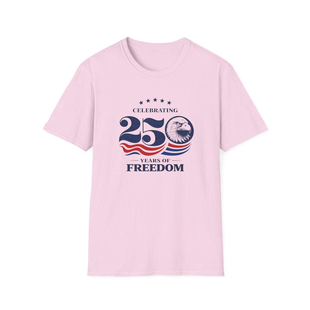 25 Years of Freedom Patriotic Eagle Anniversary T-Shirt