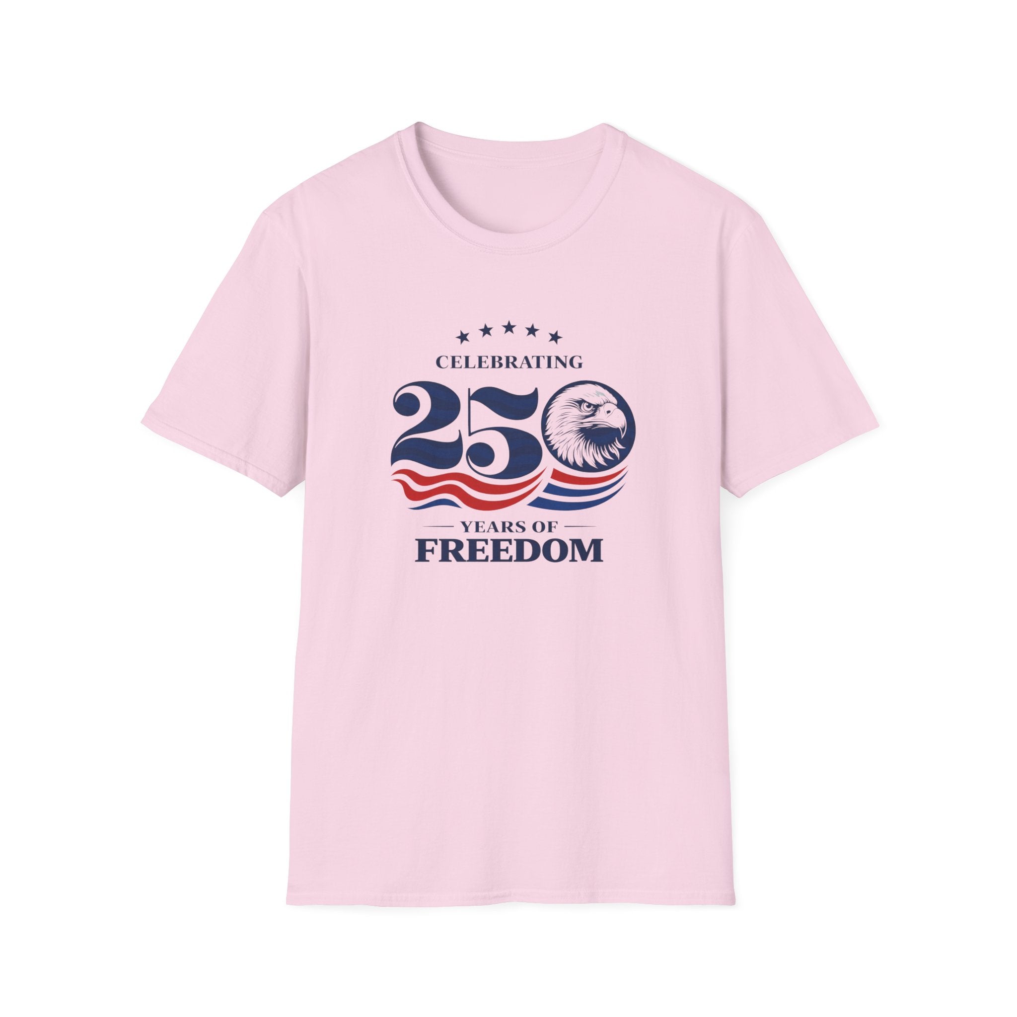 25 Years of Freedom Patriotic Eagle Anniversary T-Shirt