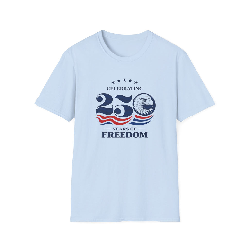 25 Years of Freedom Patriotic Eagle Anniversary T-Shirt