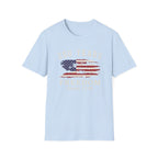 250 Years Freedom Since 1776 Distressed American Flag Patriotic T-Shirt