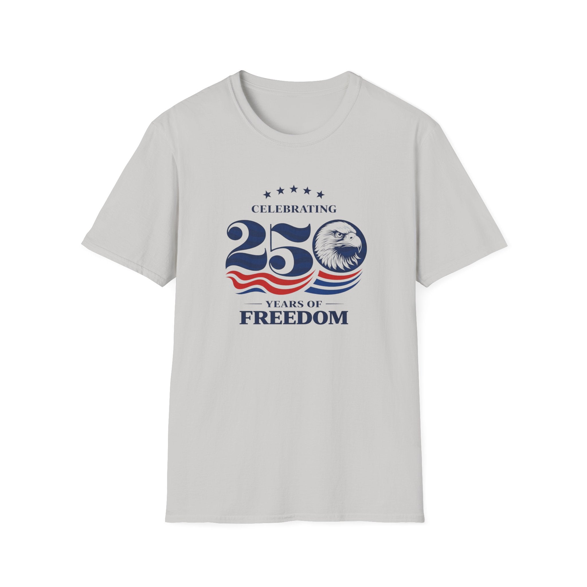 25 Years of Freedom Patriotic Eagle Anniversary T-Shirt