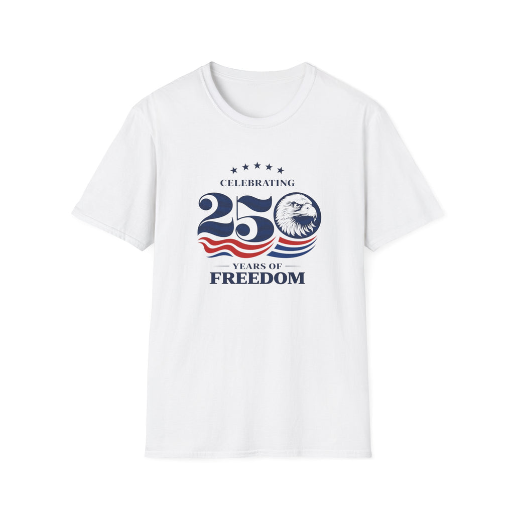 25 Years of Freedom Patriotic Eagle Anniversary T-Shirt
