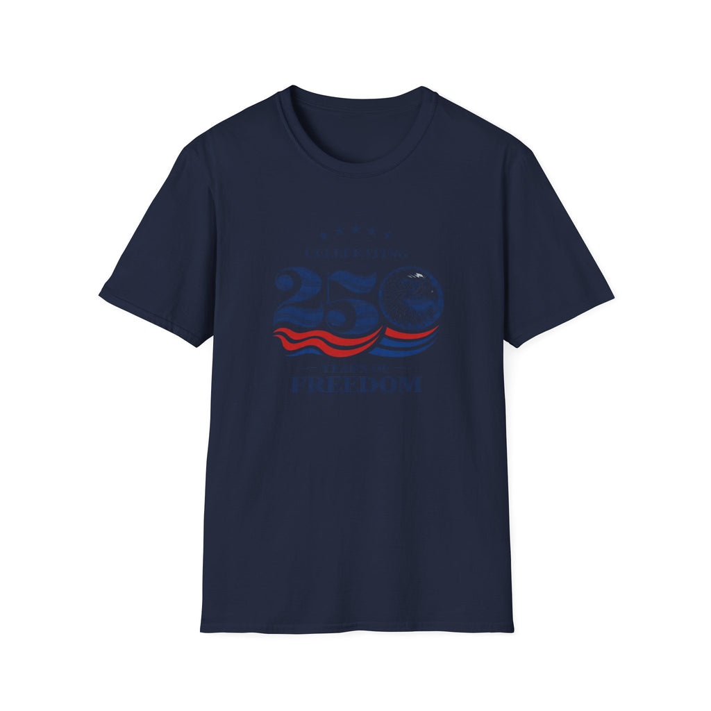 25 Years of Freedom Patriotic Eagle Anniversary T-Shirt