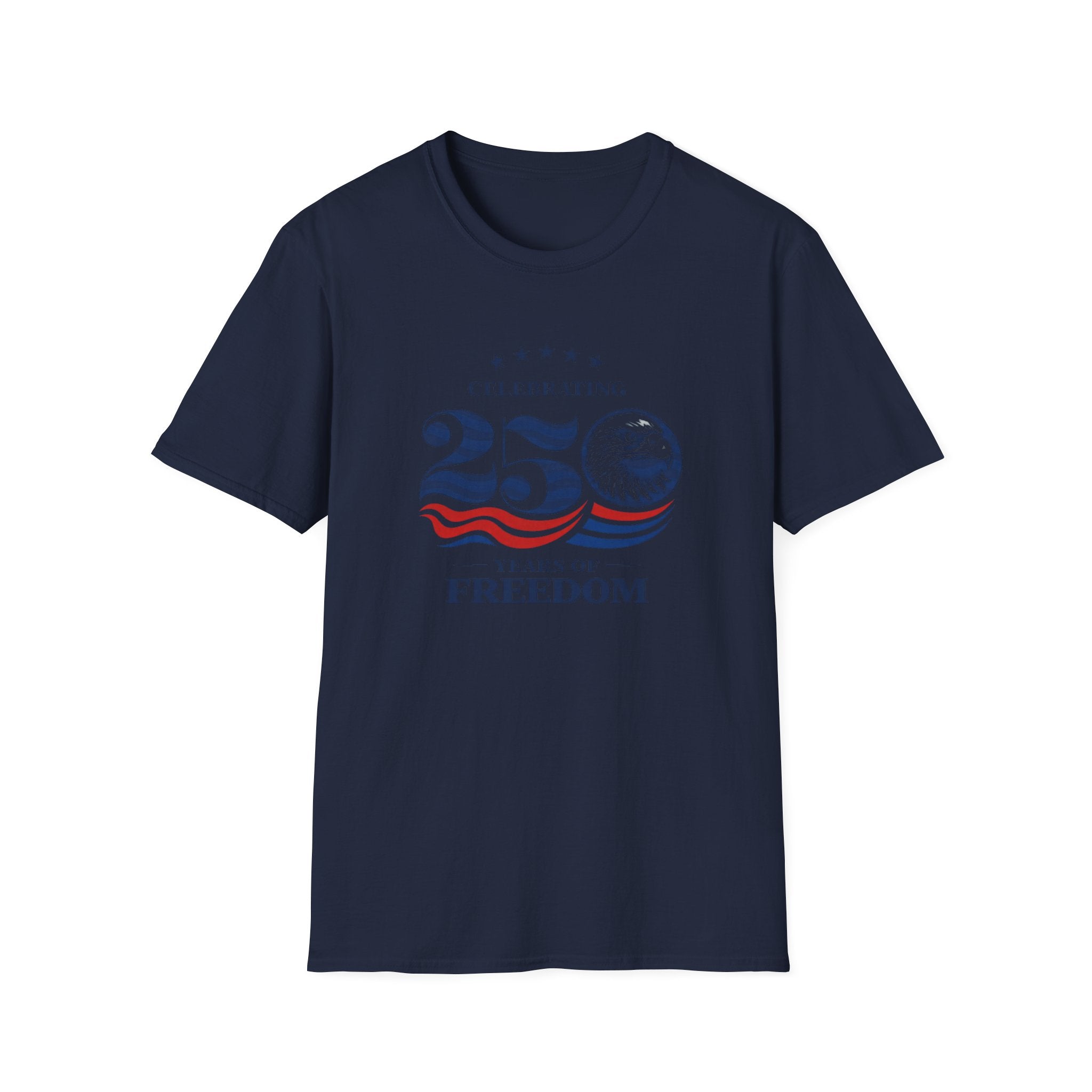 25 Years of Freedom Patriotic Eagle Anniversary T-Shirt